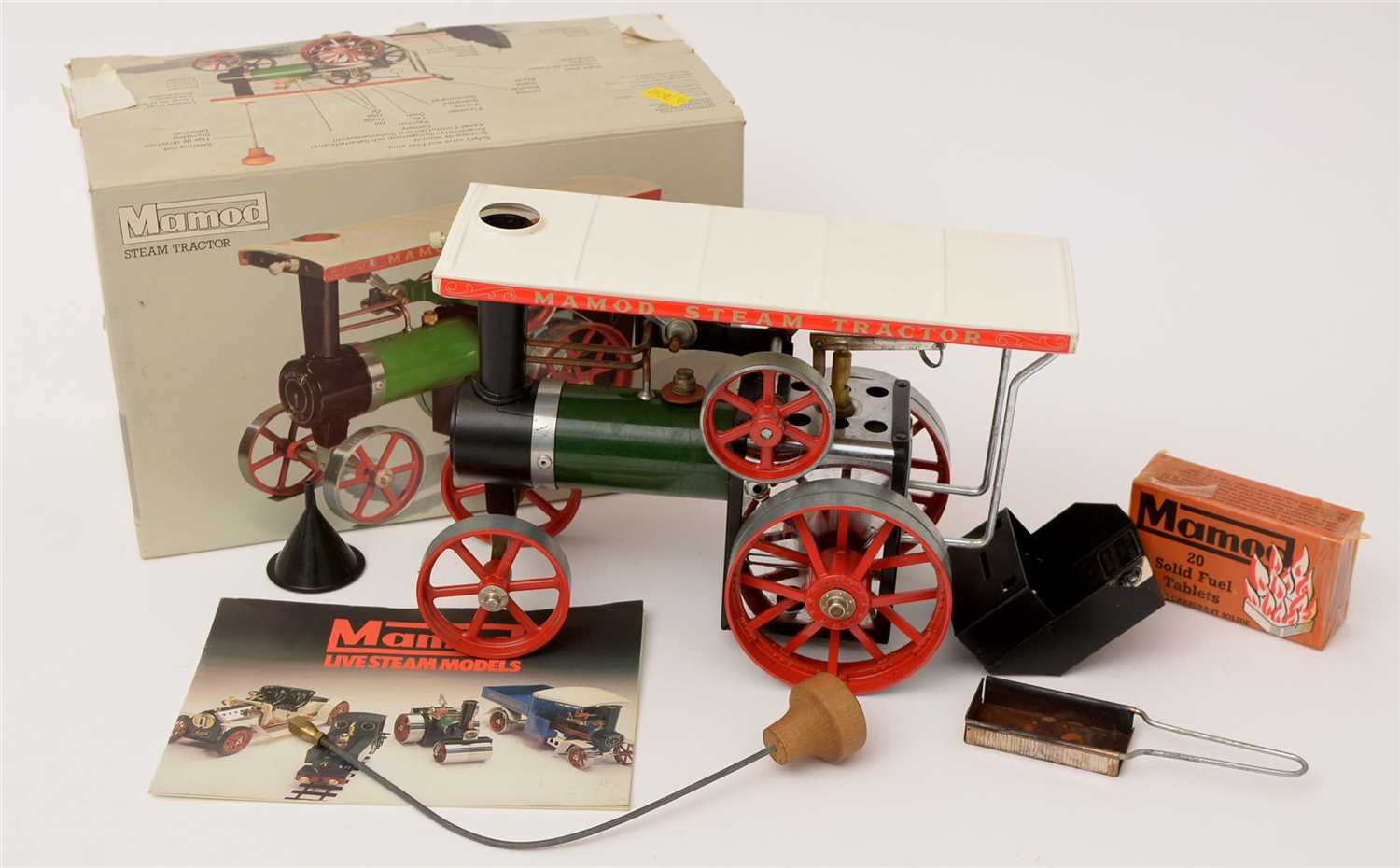 Lot 1203 - A Mamod live-steam model traction engine.