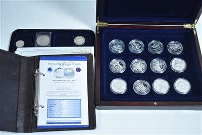 Lot 78 - Lord Nelson coins