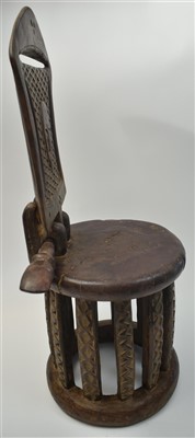 Lot 1542 - Fang stool