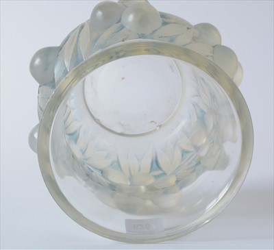 Lot 626 - Rene Lalique 'Prunes' vase