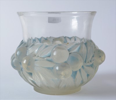 Lot 626 - Rene Lalique 'Prunes' vase