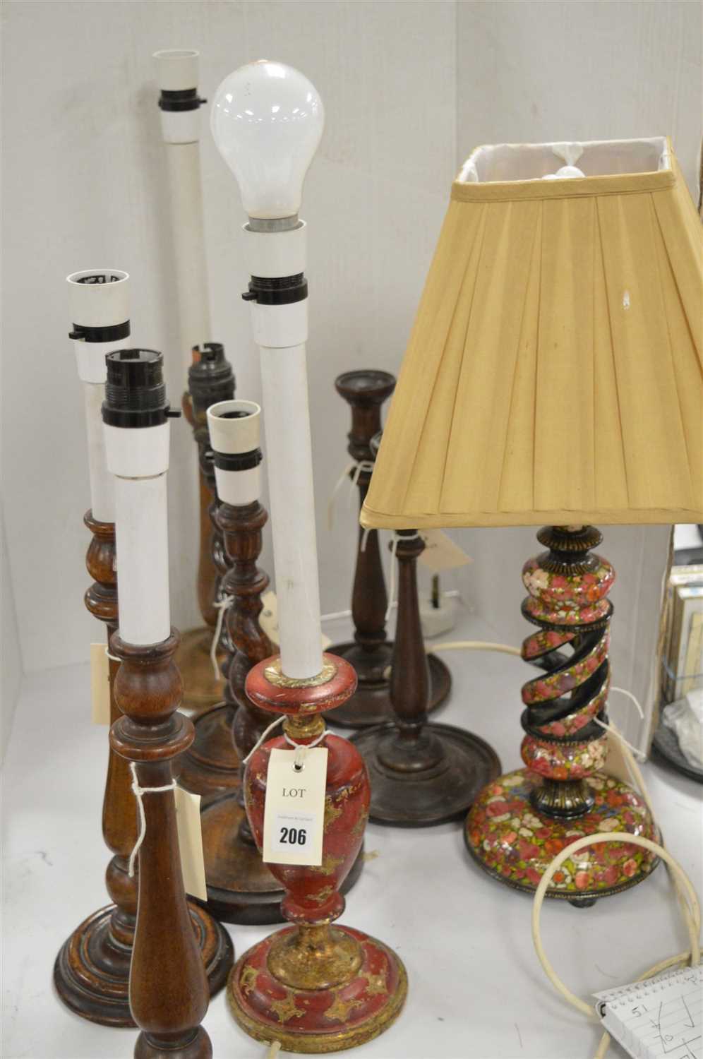 Lot 206 - Table lamps