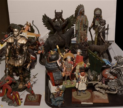 Lot 1414 - Military, historic and fantasy figures.