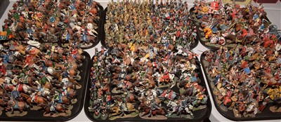 Lot 1415 - A large collection of delPrado 54mm scale military figures and booklets.