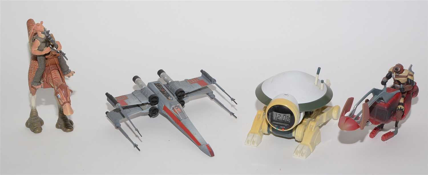 Lot 1215 - Star Wars figures, vehicles and accessories.