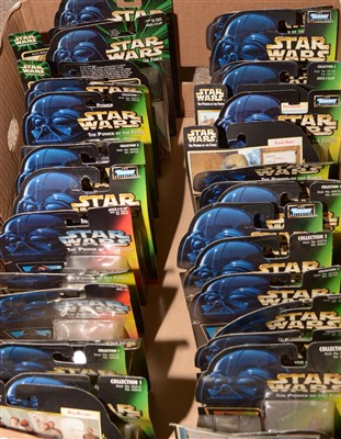 Lot 1218 - Star Wars figurines from the "Power of the Force" collection.
