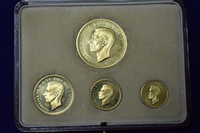 Lot 39 - George VI 1937 specimen gold four coin set