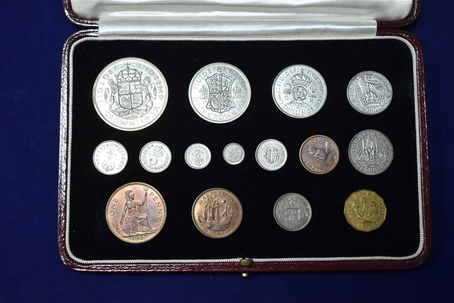 Lot 81 - 1937 specimen coin set