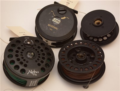 Lot 1595 - Two reels and two spools.