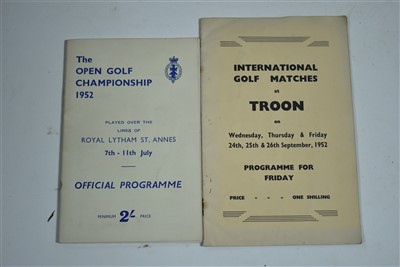 Lot 1506 - Two Gold programmes