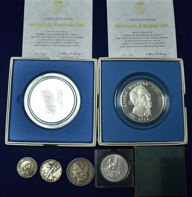 Lot 83 - Silver and other coins