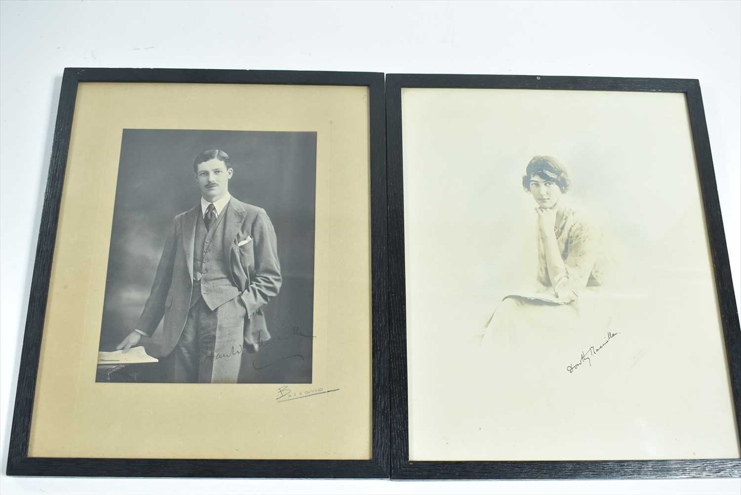 Lot 1002 - Harold and Dorothy McMillan signed photos
