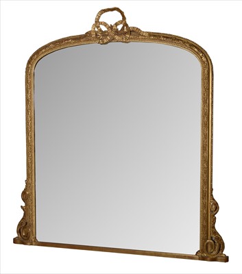 Lot 1060 - 19th Century overmantel mirror