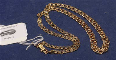 Lot 563 - Gold necklace