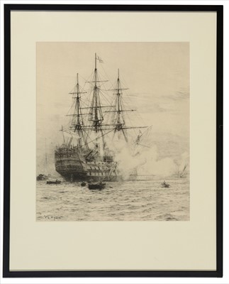 Lot 641 - William Lionel Wyllie, RA - etching.