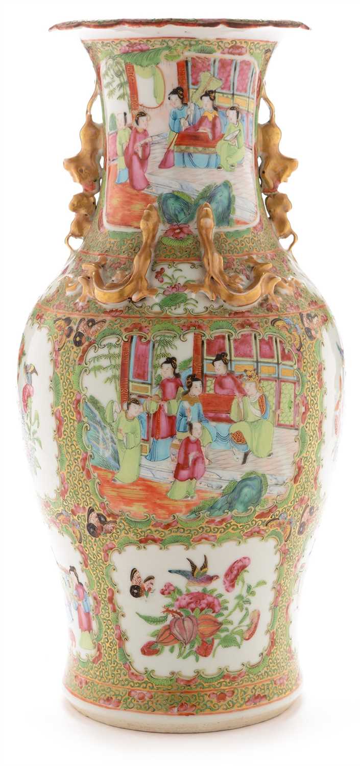 Lot 473 - 19th Century Canton vase