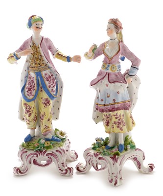 Lot 506 - Pair of Bow figures Turks