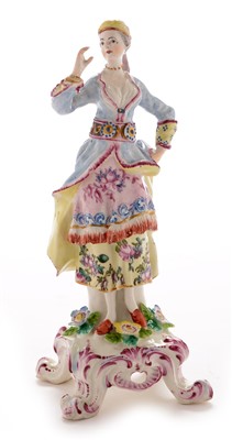 Lot 509 - A Bow figure of Turkish lady