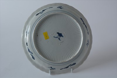 Lot 474 - Chinese blue and white plate