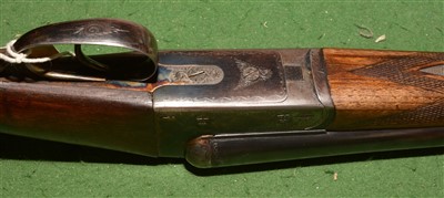 Lot 113 - An AYA No. 4 12 bore side-by-side box lock ejector shotgun.