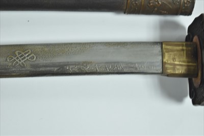 Lot 710 - Japanese sword