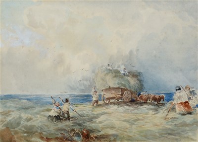 Lot 744 - Attributed to David Cox - watercolour.