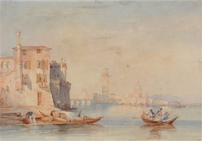 Lot 723 - Attributed to Clarkson Stanfield, RA - watercolour.