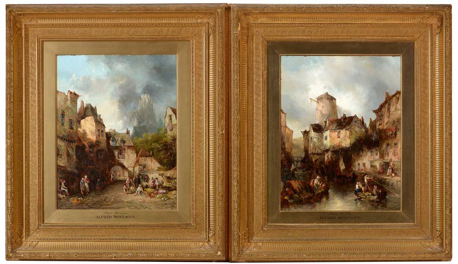 Lot 848 - Alfred Montague - oil.