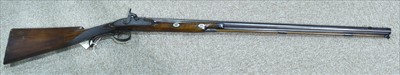 Lot 1201 - 19th Century percussion sporting gun