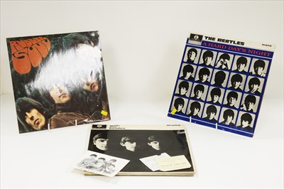 Lot 251 - Beatles related memorabilia and LPs