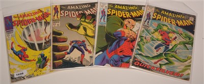 Lot 1698 - Amazing Spider-Man No's. 61, 67, 69 and 71.