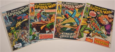 Lot 1700 - Amazing Spider-Man No's. 82, 83, 84 and 85.