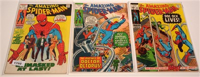 Lot 1702 - Amazing Spider-Man No's. 87, 88 and 89