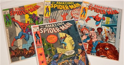 Lot 1705 - Amazing Spider-Man No's. 96, 97,  98 and 99.