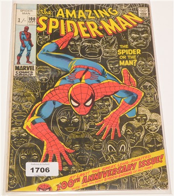 Lot 1706 - Amazing Spider-Man No. 100.