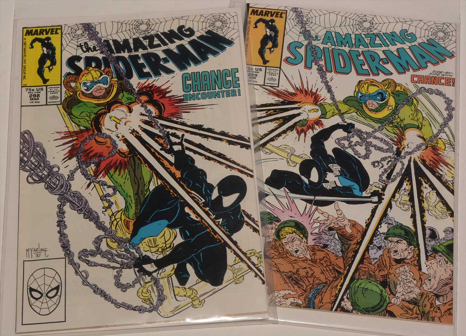 Lot 58 - Amazing Spider-Man No's. 298 and 299.