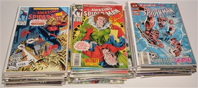 Lot 1725 - Amazing Spider-Man No's. 364-377, 381-421, 425, 426, 430, 437, 438 and 440 (62)