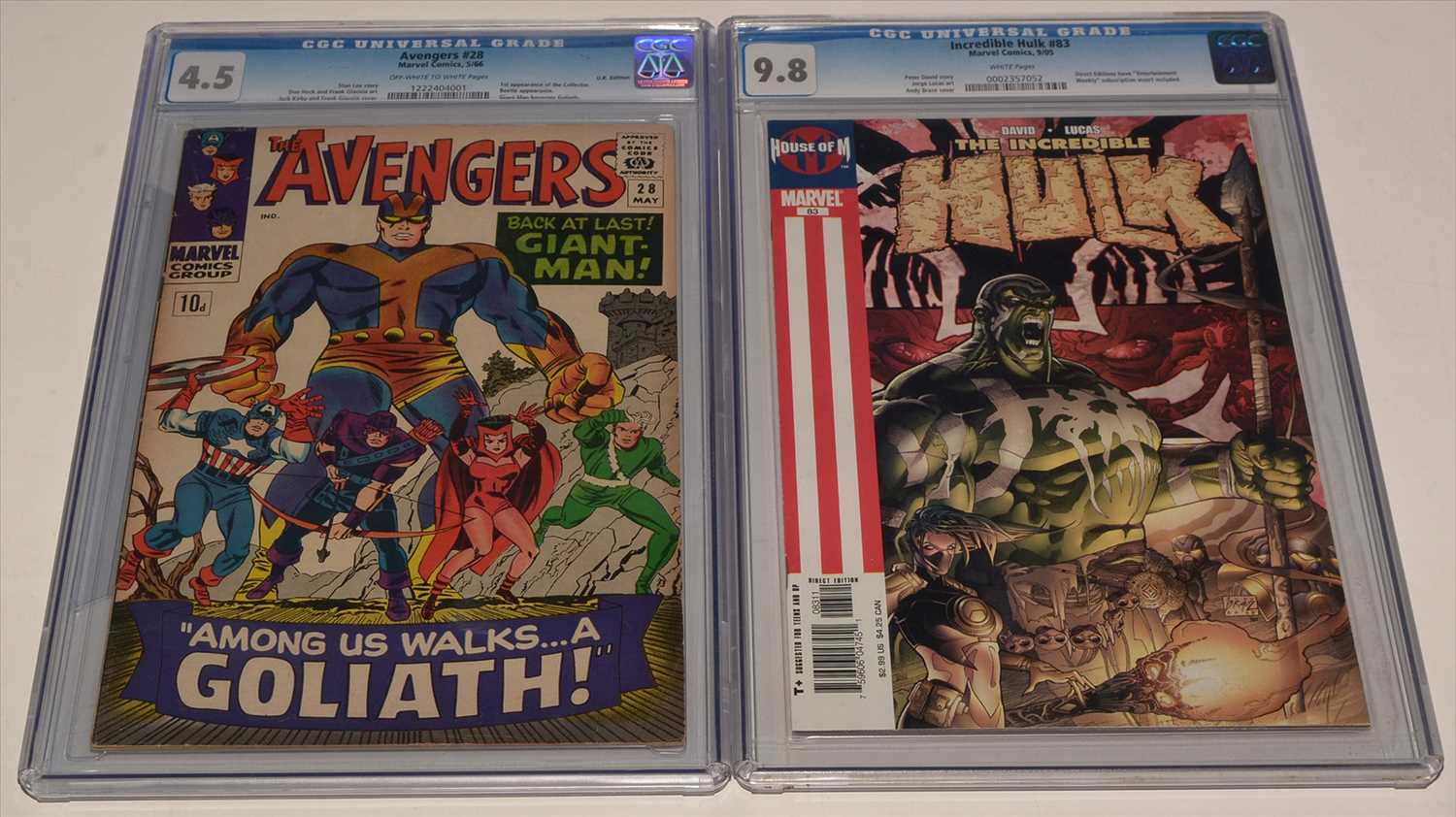 Lot 50 - The Avengers No. 28 / Incredible Hulk No. 83