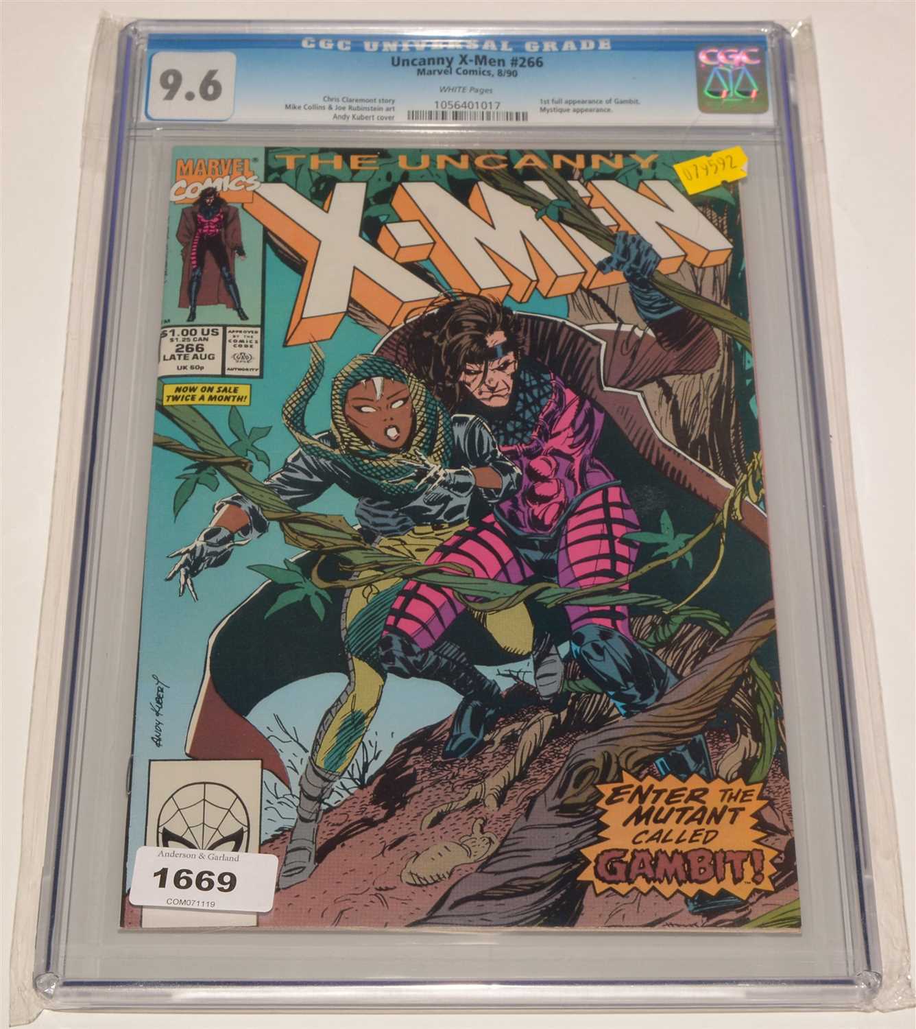 Lot 1669 - Uncanny X-Men No. 266