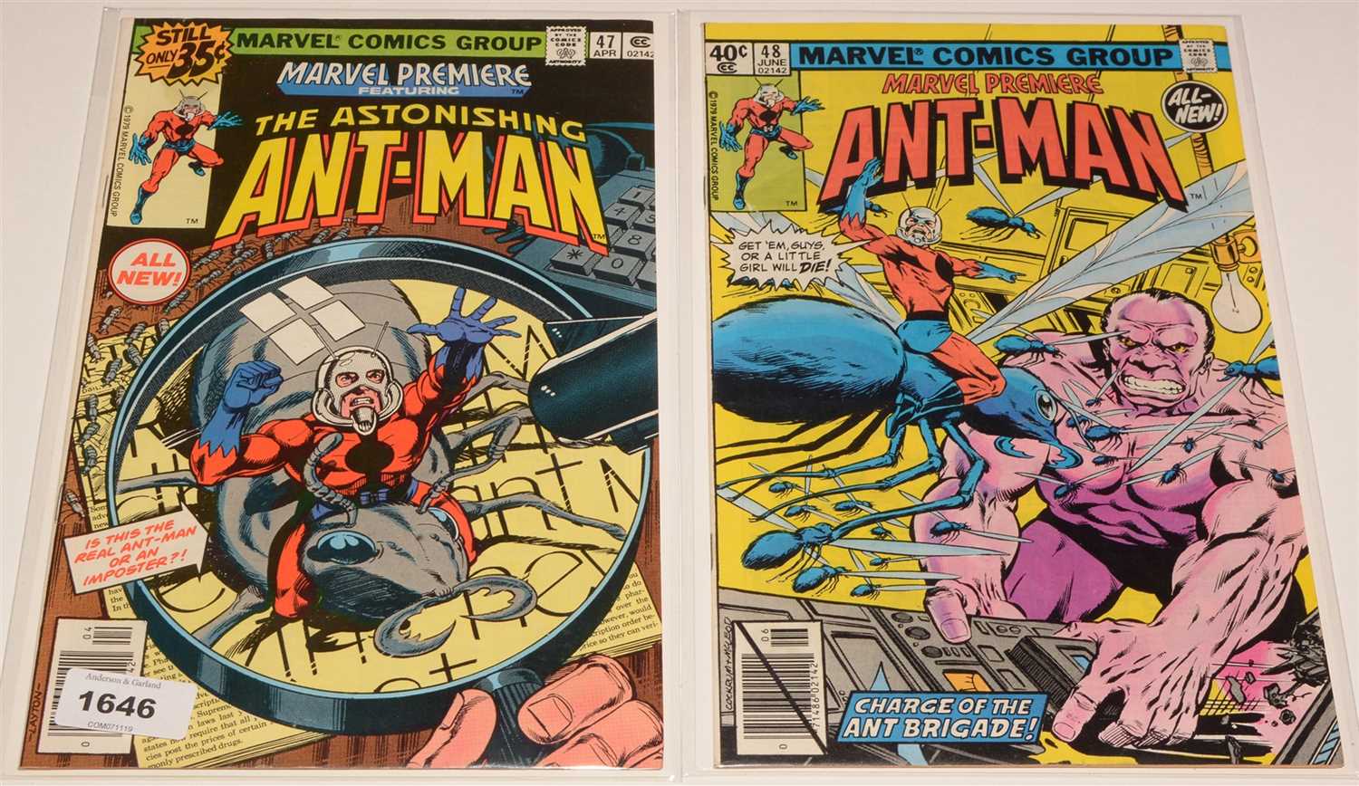 Lot 1646 - Marvel Premiere featuring Ant-Man No's. 47 and 48