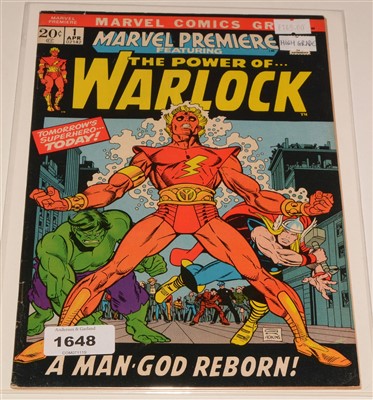 Lot 1648 - Marvel Premiere featuring Warlock No. 1