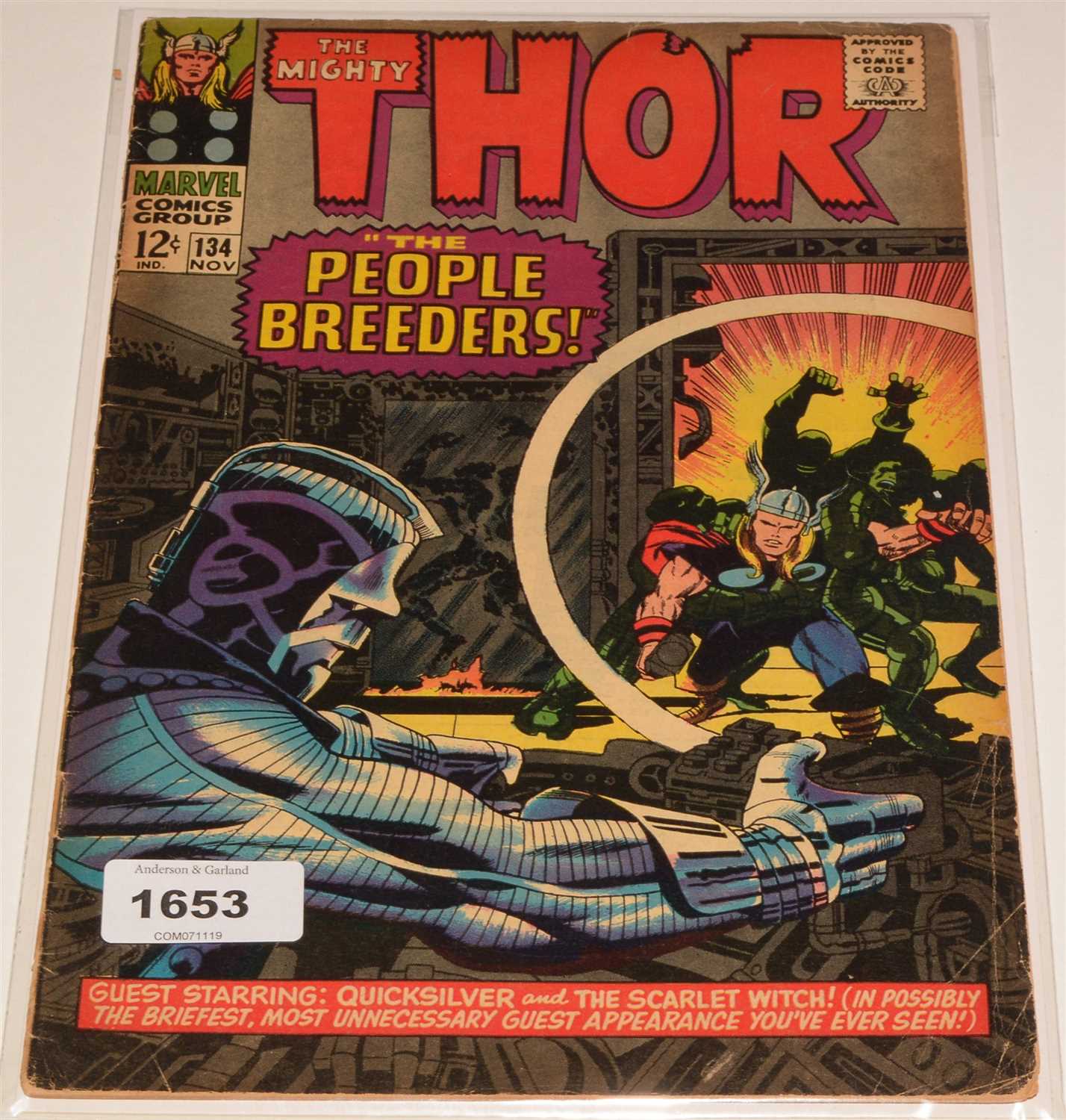 Lot 1653 - The Mighty Thor No. 134