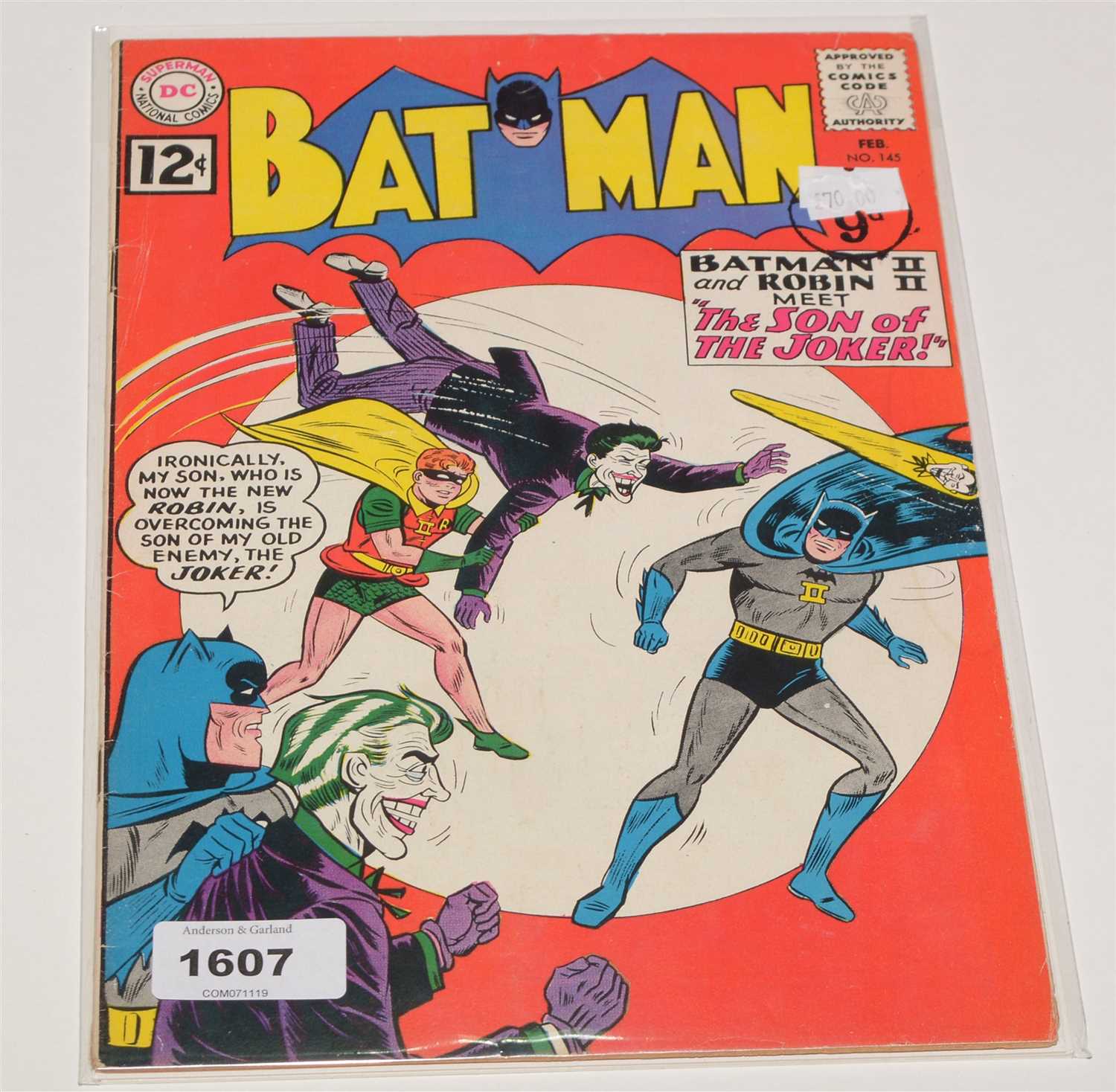 Lot 1607 - Batman No. 145