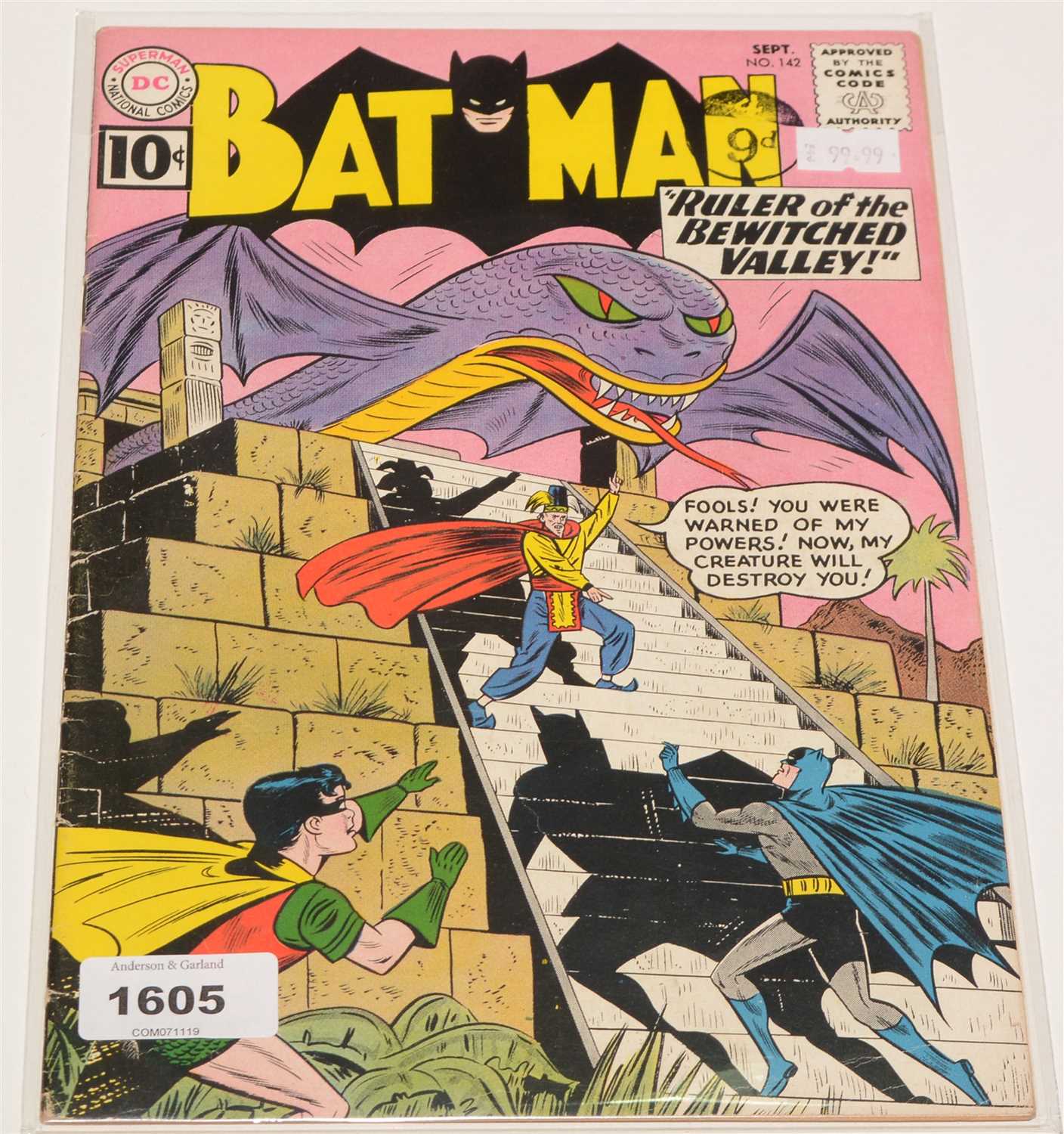 Lot 1605 - Batman No. 142