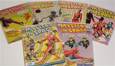 Lot 1592 - Mystery In Space No's. 75-80 inclusive.