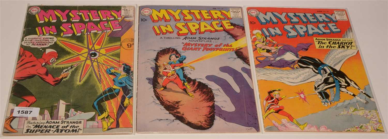 Lot 1587 - Mystery In Space No's. 56, 57 and 58
