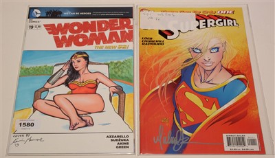 Lot 1580 - Wonder Woman: The New 52! No. 19; and Supergirl No. 1
