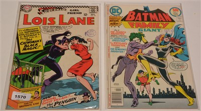 Lot 1570 - Lois Lane No. 70; and Batman Family Giant No. 9