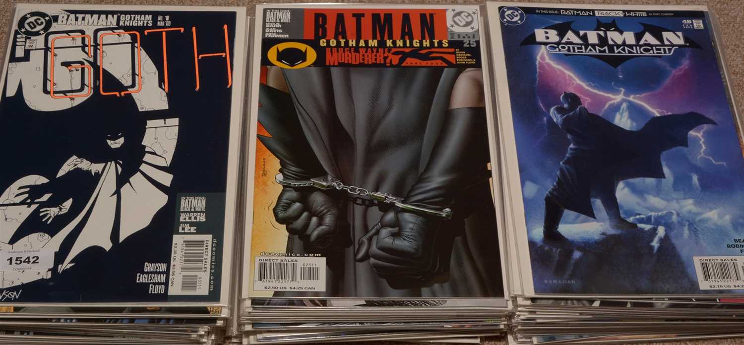 Lot 1542 - Batman Gotham Knights No's. 1 and sundry issues up to No. 69