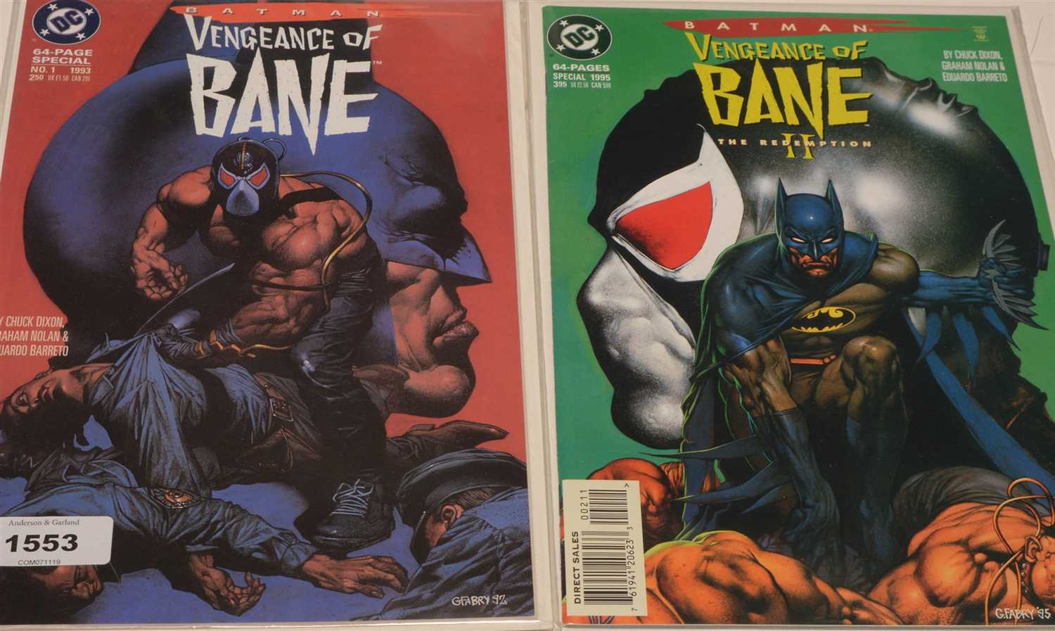 Lot 1553 - Batman Vengeance of Bane Special and Vengence of Bane II
